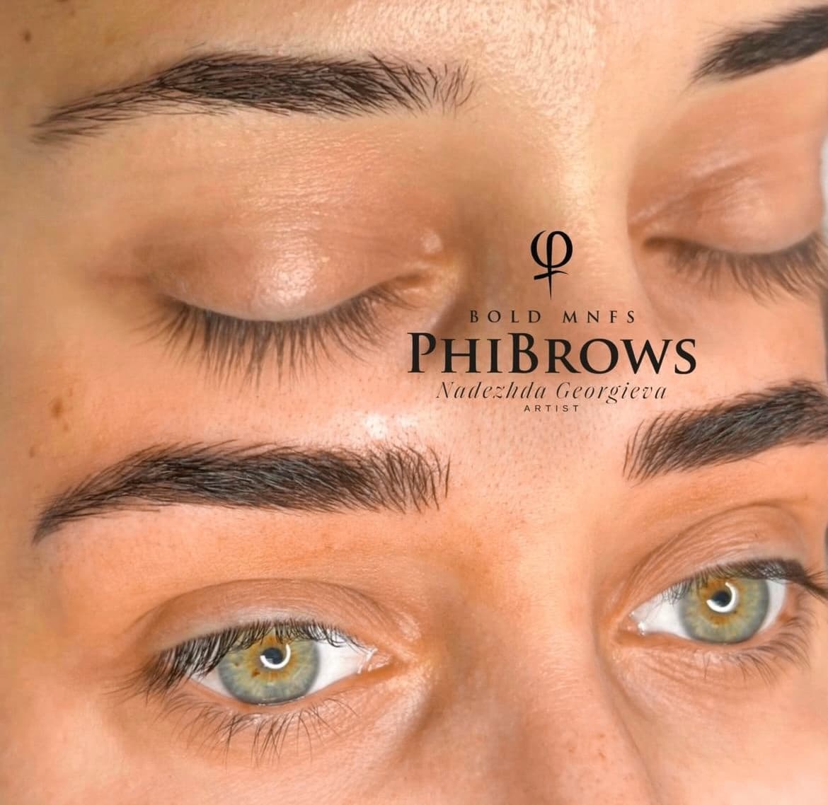 Микроблейдинг BoldBrows — преди и след, PhiBrows NG